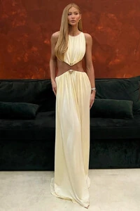Vestido Jersey Halter