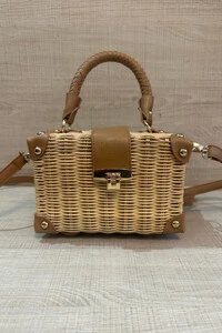 Bolsa Baú Palha
