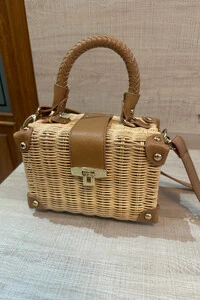 Bolsa Baú Palha
