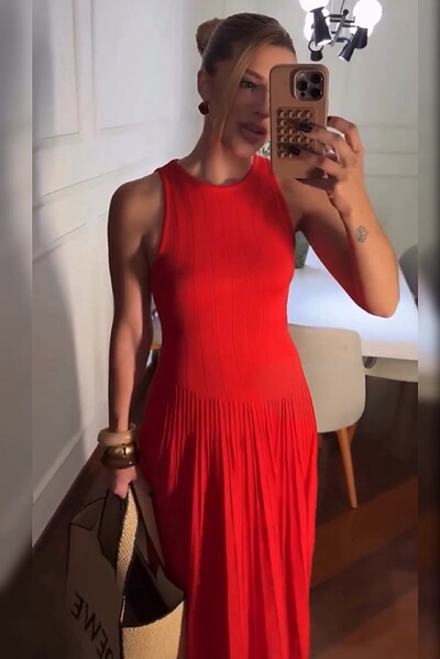 FotoVestido Plissado Tricot
