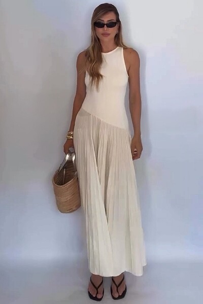 FotoVestido Plissado Tricot