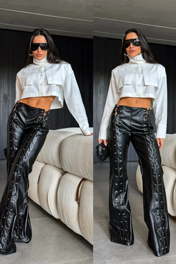 Camisa Cropped Gola