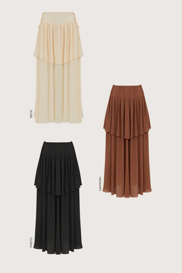 Saia Pala Chiffon