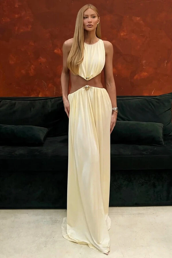 Vestido Jersey Halter