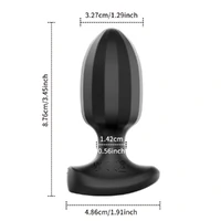 Plug Anal Vibratório por Aplicativo em Silicone