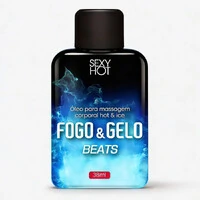 Óleo Beijável para Massagem Fogo & Gelo Bebida Beats 38ml