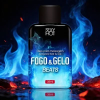 Óleo Beijável para Massagem Fogo & Gelo Bebida Beats 38ml