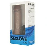 Cinta com Prótese Grossa em Silicone 20cm