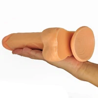 Pênis Magic com Escroto e Ventosa 19 cm x 4 cm