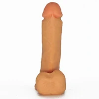 Pênis Magic com Escroto e Ventosa 19 cm x 4 cm