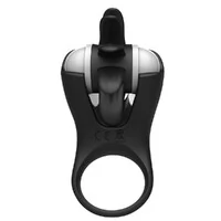 Anel Peniano com Vibração e Rotação De Língua Estimuladora De Clitóris