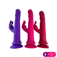 Vibrador com Ventosa e Estimulador Clitoriano Rabbit Super Macio Toque Aveludado