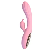 Vibrador Ponto G com Estimulador de Clitoris Slug Toque Suave Aveludado