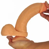 Pênis Magic com Escroto e Ventosa 19 cm x 4 cm