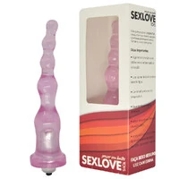 Plug Ball com Vibro 16 cm x 3 cm