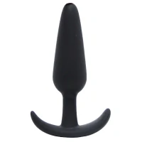 Plug Anal em Silicone com Alça na Base 12 cm x 3 cm