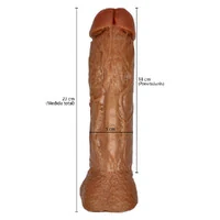 Pênis Garanhão Pele 23 cm x 5 cm