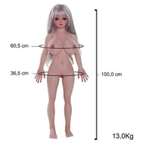 Boneca Realística Sex Doll 13 kg MINI XT010 100 cm
