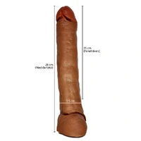 Pênis Realístico em Silicone Texturizado Prótese Big Cock