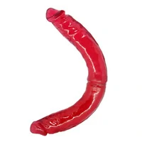 Pênis Duplo Havaiano Cor Rosa 33 cm x 3,5 cm