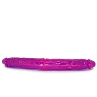 Pênis Duplo Havaiano Cor Rosa 33 cm x 3,5 cm