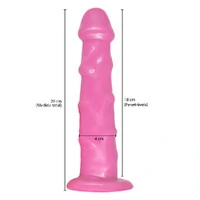 Cinta Peniana Glande Definida Silicone Macio Strap On 20 cm