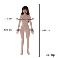 Boneca Realística 26,3 kg Sex Doll 145 cm