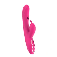 Vibrador Estimulador Clitoriano Ponto G Tripla Estimulação Super Macio Toque Aveludado