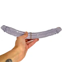 Pênis Duplo Havaiano Cor Rosa 33 cm x 3,5 cm