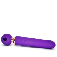 Vibrador Massageador 3 em 1 com Estimulador de Clitóris e Vai e Vem