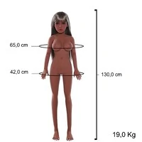 Boneca Realística 19 kg Sex Doll T042 130 cm