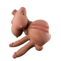 Boneca Sex Doll Corpo Feminino Seios Dildo Pênis Duplo Realístico