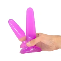 Kit de Plug Anal de Silicone Dilatadores com Vibrador Bullet - 6 Peças + Vibrador