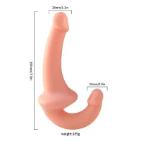 Pênis de Silicone para Casais - Strapless Inversão