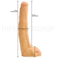 Pênis Realístico em Silicone Texturizado Prótese Big Cock