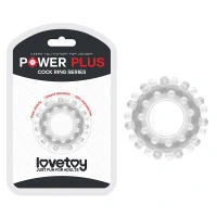 Anel Peniano de Silicone Dots Power Plus - Lovetoy