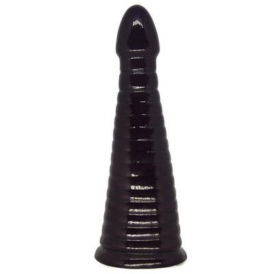 Foto Plug Anal Escalonado Cone Esférico com Base 26 cm x 8 cm