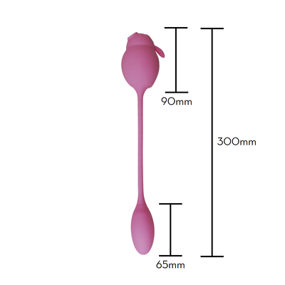 FotoEstimulador Clitoriano Duplo em Formato de Coelho por Aplicativo