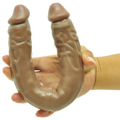 Foto Pênis Duplo Havaiano Cor Rosa 33 cm x 3,5 cm