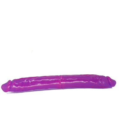 Foto Pênis Duplo Havaiano Cor Rosa 33 cm x 3,5 cm