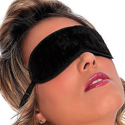 FotoTapa Olhos Venda em Pelúcia Macia Fetiche Playgirl