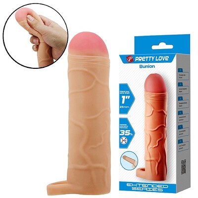 Foto Capa Peniana com Anel para Escroto Bunion 16,5 cm x 3,8 cm- Pretty Love