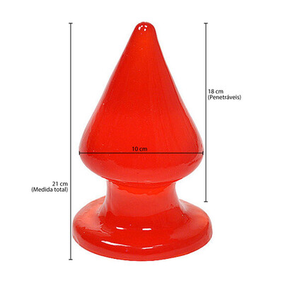 FotoPlug Anal em Silicone Bagda Jumbo 21 cm