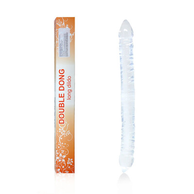 Foto Prótese Dupla Long Dildo com Formato de Pênis em Silicone