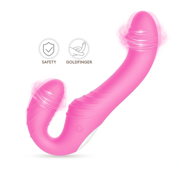 Vibrador Ponto G e Clitóris Strapless Recarregável - NV TOYS