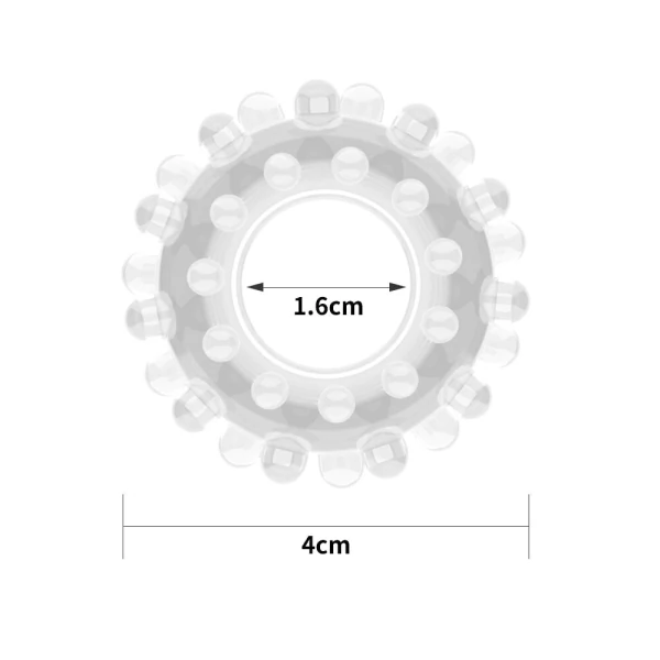 Anel Peniano de Silicone Dots Power Plus - Lovetoy