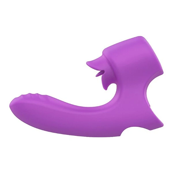 Dedeira Estimuladora Ponto G e Clitóris Vibro - Devil's Kiss