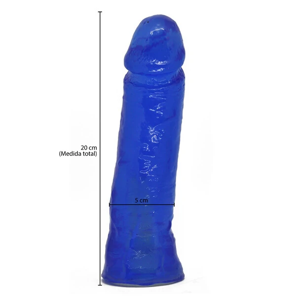 Cinta com Prótese Grossa em Silicone 20cm