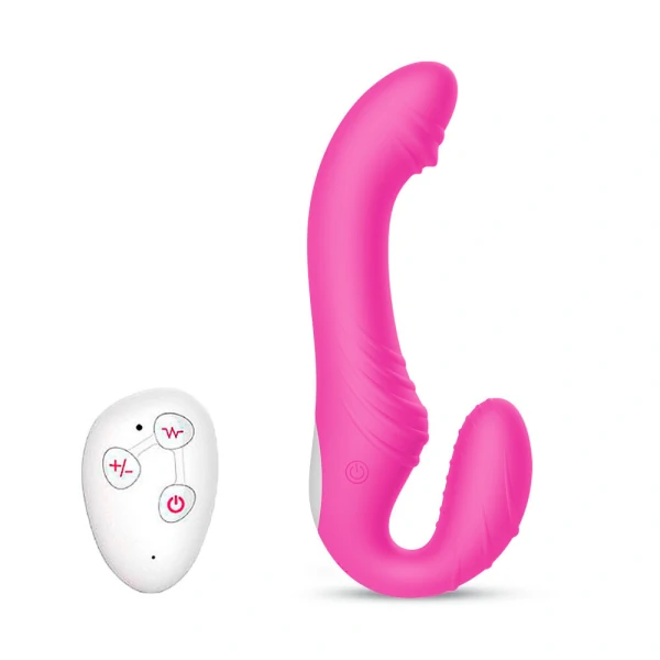Vibrador Ponto G e Clitóris Strapless Recarregável - NV TOYS
