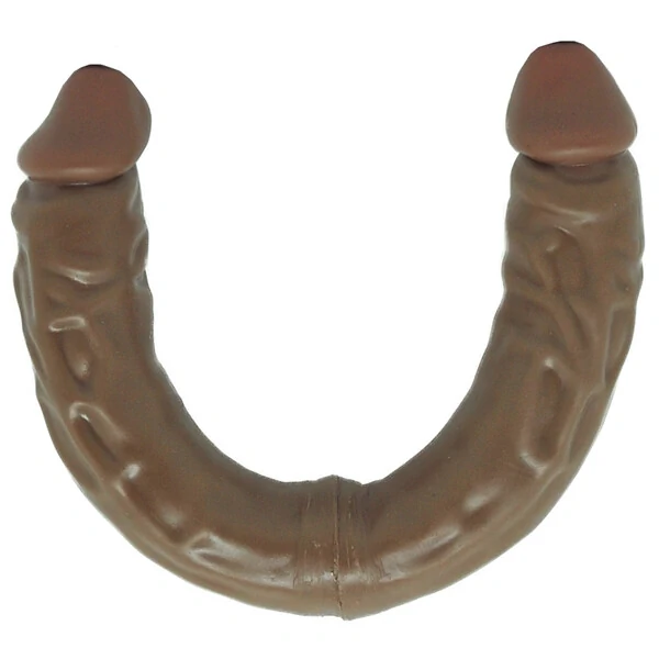 Pênis Duplo Havaiano Cor Rosa 33 cm x 3,5 cm